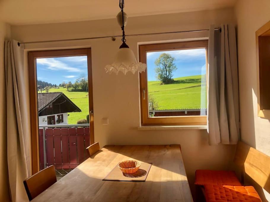 Ferienwohnung Panoramablick Stiefenhofen Exterior foto